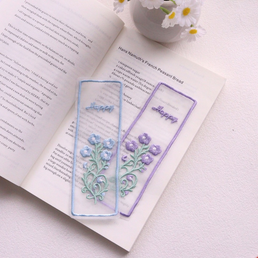 Creative Transparent Organza B - Dried Flower Bookmark review and price