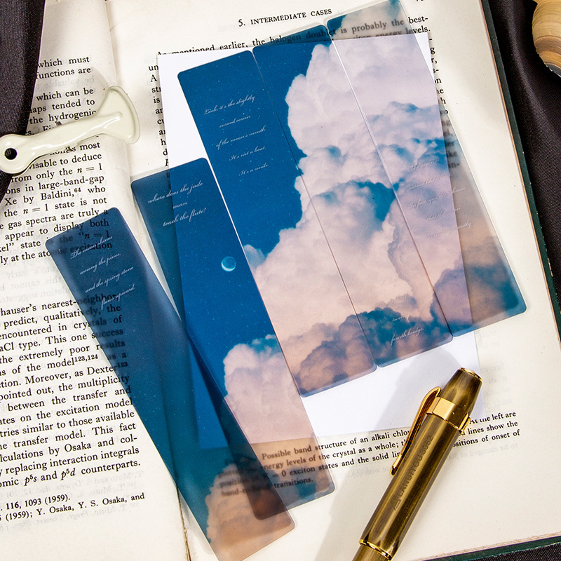 5PCS Space Roaming Matte PET B - Dried Flower Bookmark review and price
