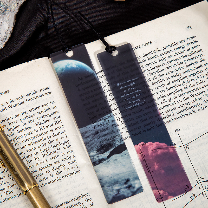 5PCS Space Roaming Matte PET B - Dried Flower Bookmark review and price